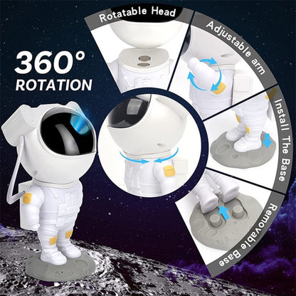 Astronaut Star Projector: Galaxy Projector & Night Light